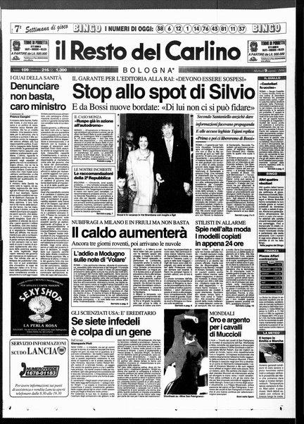 Il Resto del Carlino : giornale dell'Emilia